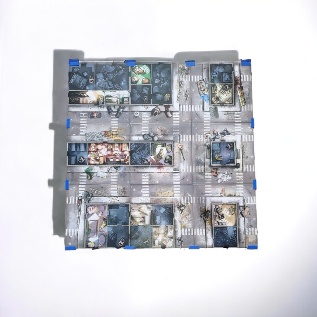 12 Clips connecteurs bleu pour Zombicide (toute version)