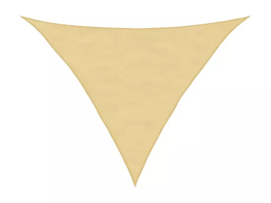 Voile d'ombrage sable 3x3x4,24 m 100 % polyester oxford