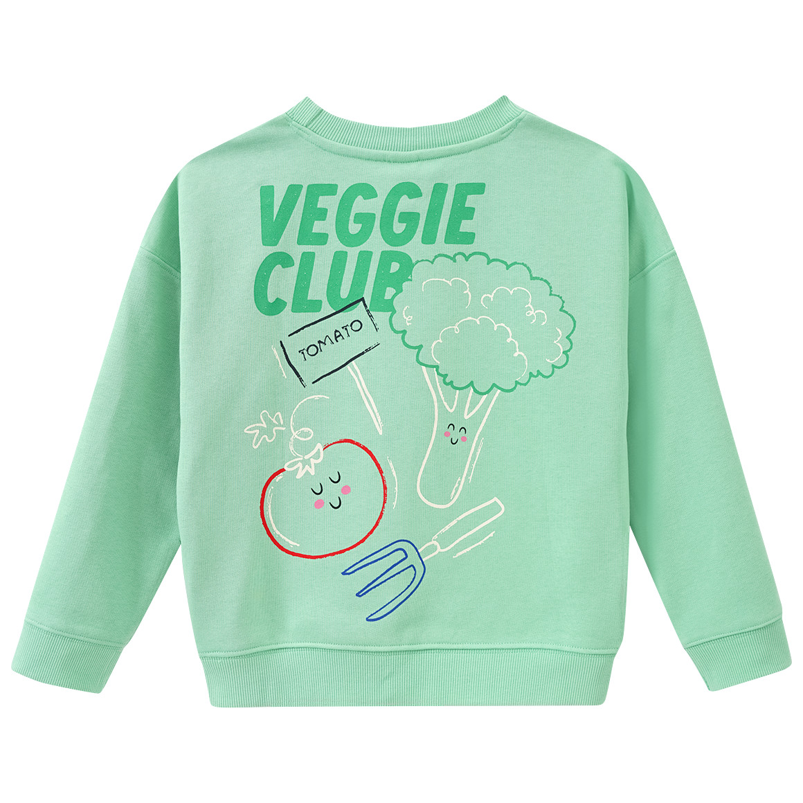 Topolino Jungen Sweatshirt mit Rückenprint hellgrün