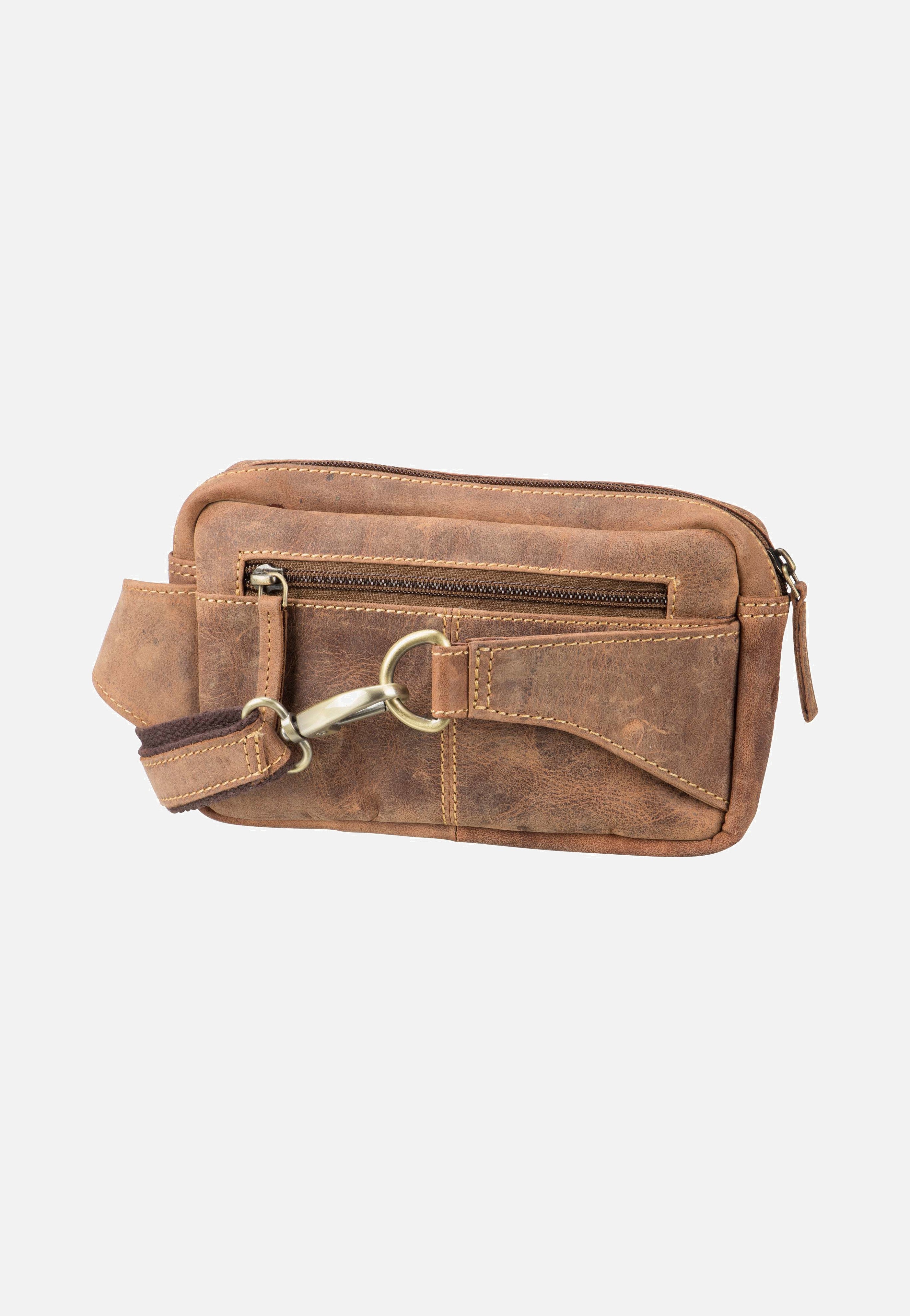 Vintage 1743B Sattelbraun - Bauchtasche