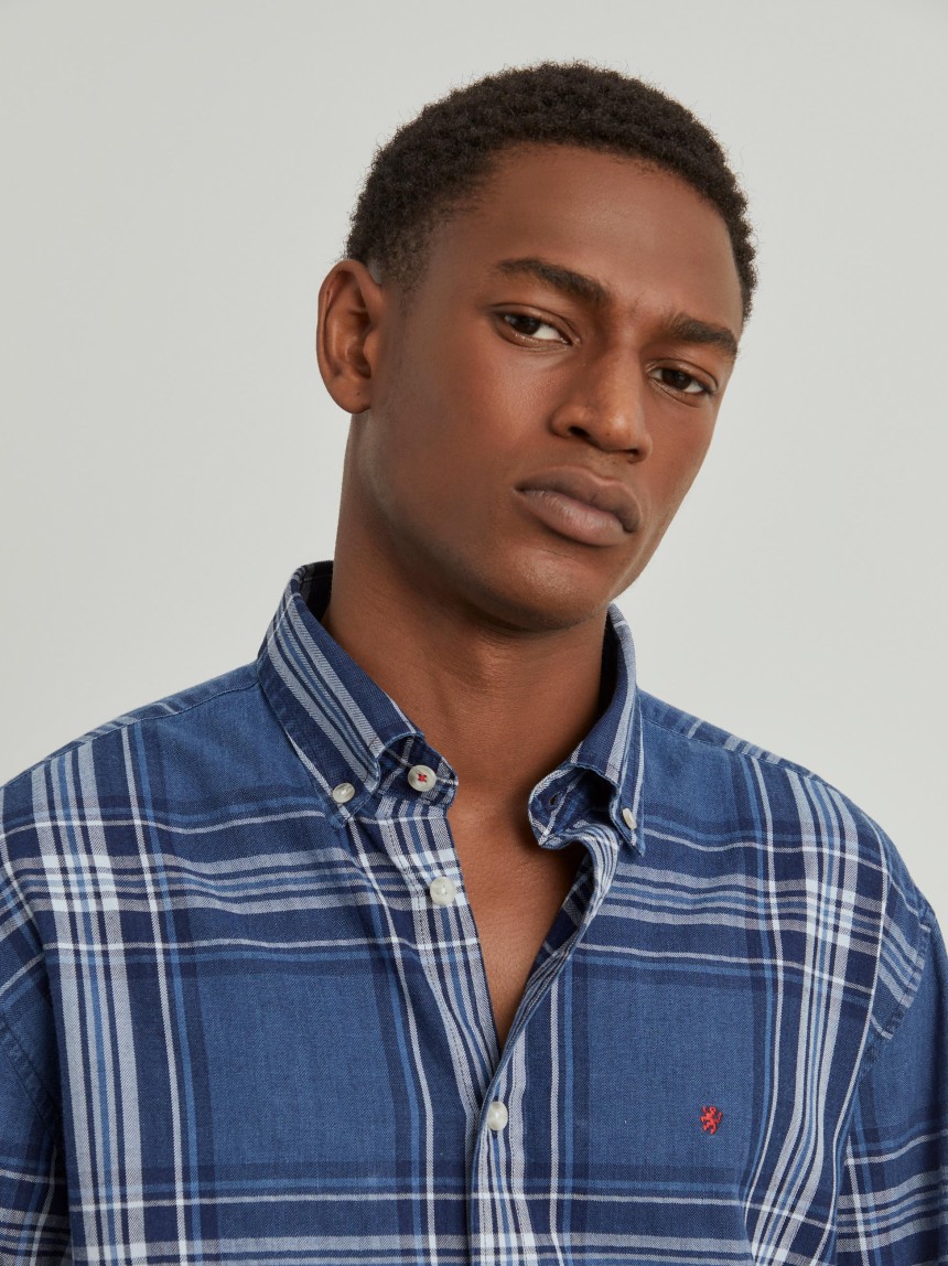 Camisa xadrez regular fit