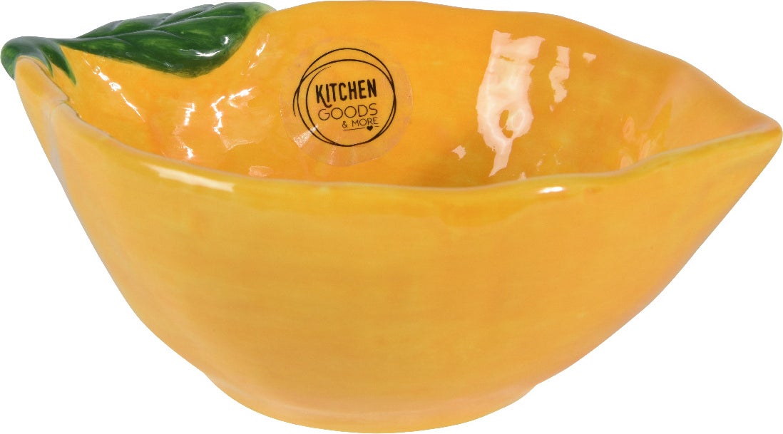 Kitchen Goods & More schaal Citroen geel 16 x 12 x 6 cm