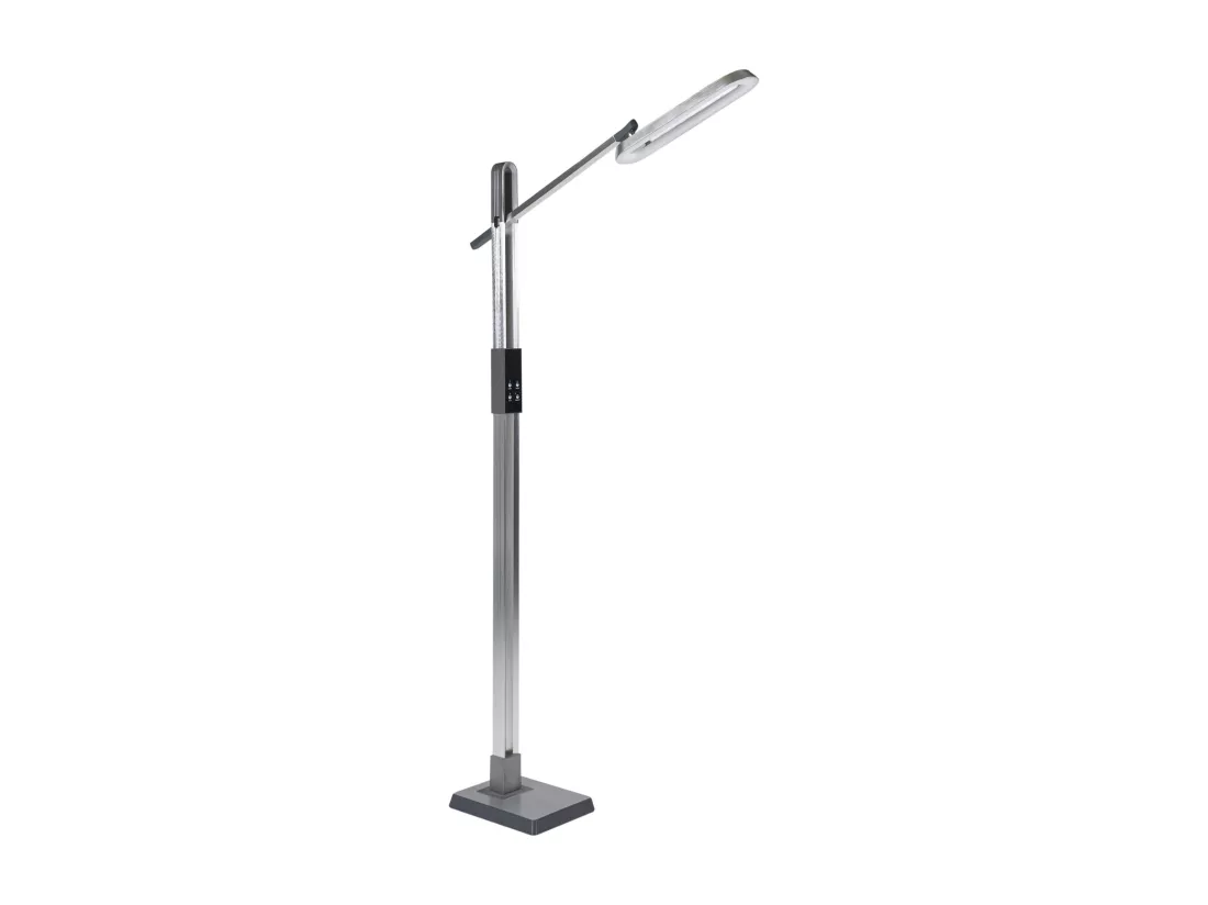 Lampadaire LED AQUARIUS Avec variateur Métal Argenté