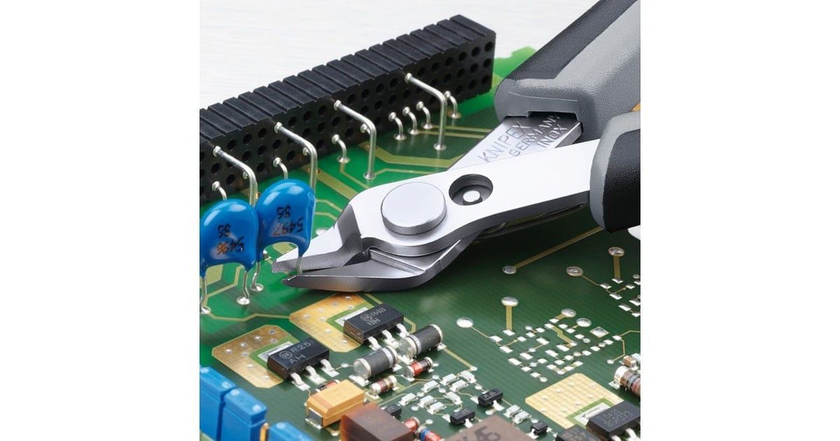 KNIPEXElectronic Super Knips ESD 78 13 125 ESD  elektronica-tang  (Grijs)