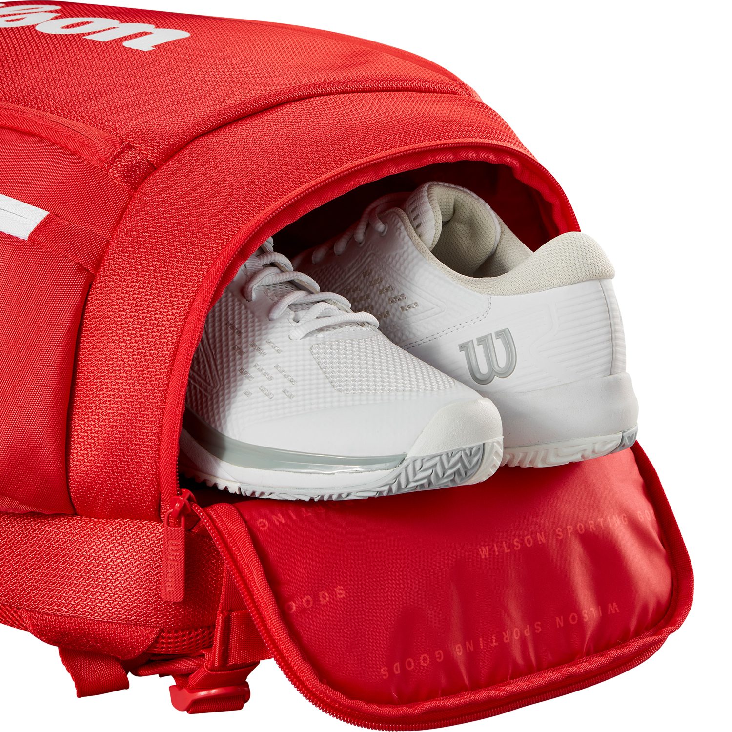 Wilson Super Tour Red Backpack Rucksack rot