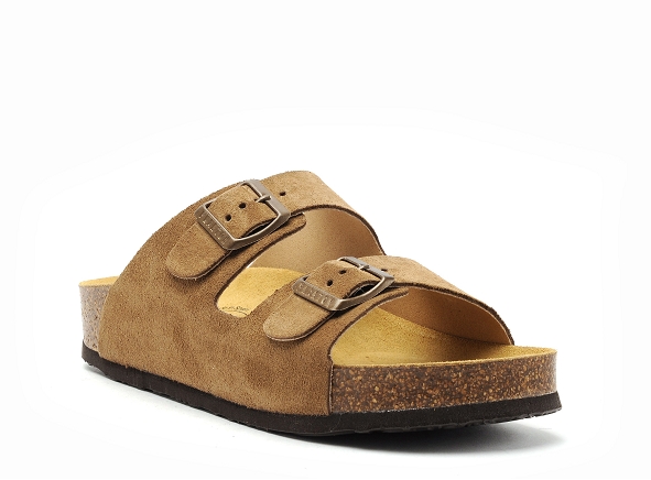 Plakton mules et sabots plats femme cp beta 340010 marron
