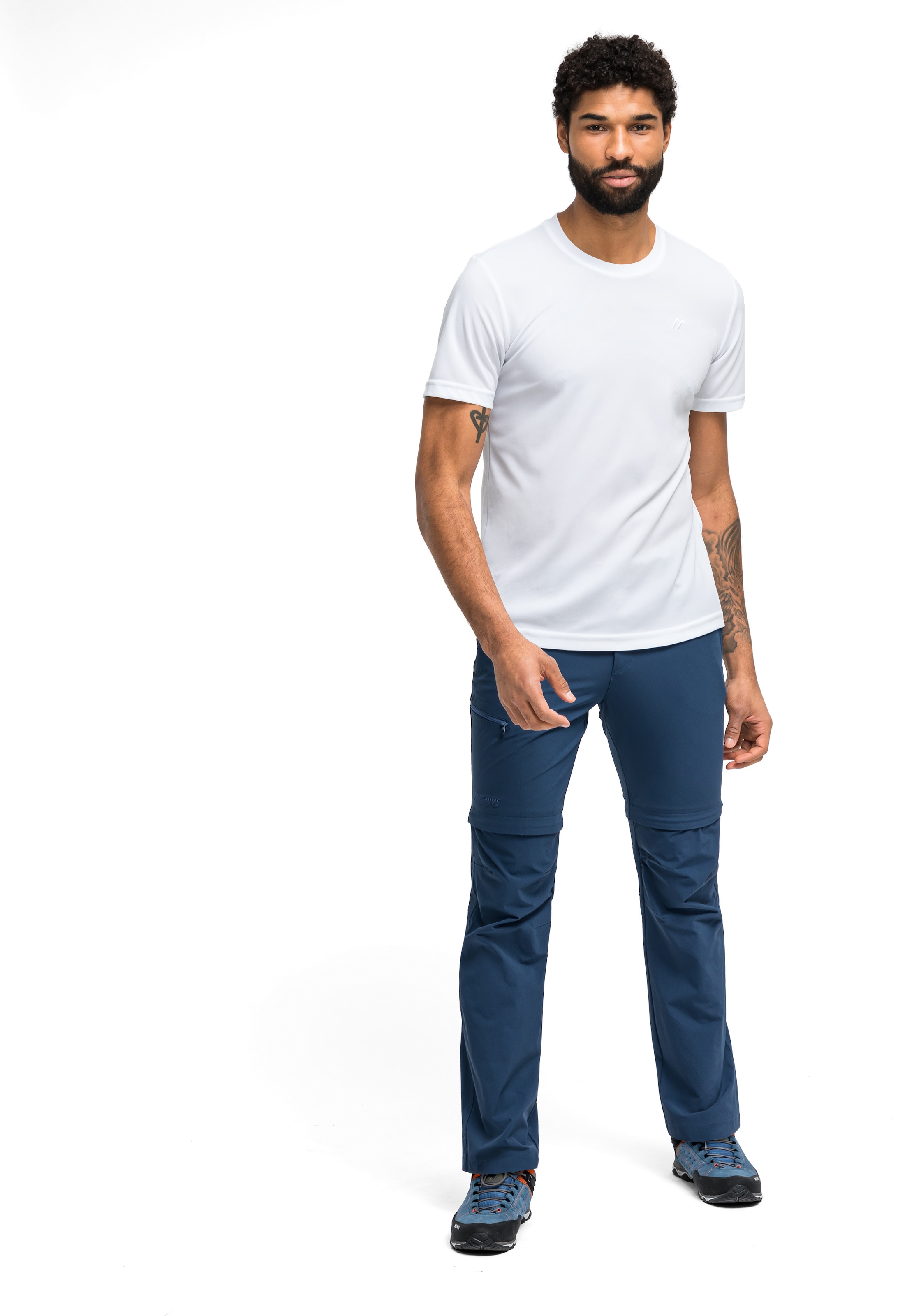 Maier Sports T-Shirt »Walter« Herren Kurzarmshirt, leichtes Sommer Funktionsshirt, Rundhals, Reg Fit