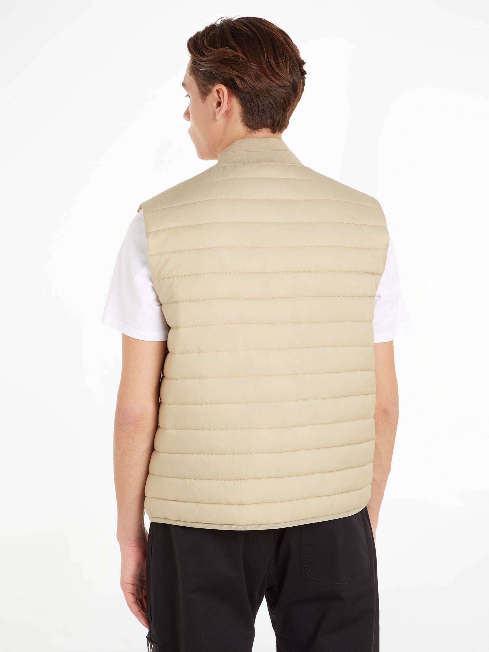 CALVIN KLEIN| Herren Steppweste QUILTED CRINKLE VEST