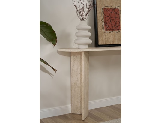 CONCEPT1 - Console Sira Travertin 150 x 35 x h75cm