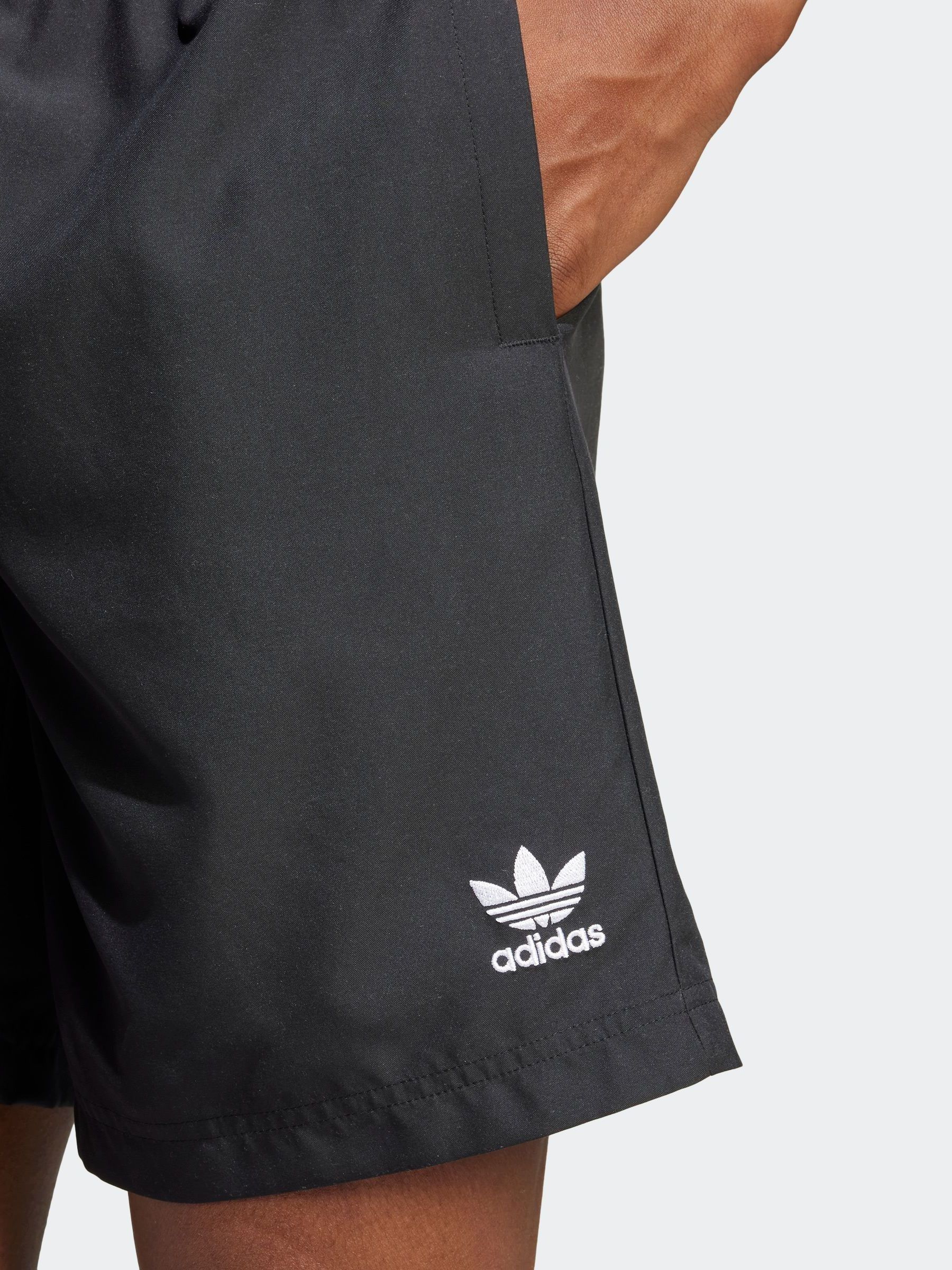 Zwart - adidas Adic 8 Inch zwembroek