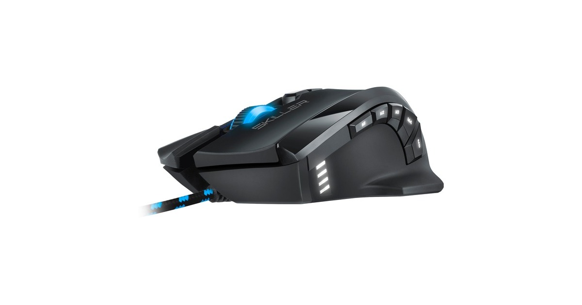 SharkoonSKILLER SGM1 RGB gaming muis  (Zwart, 10.800 dpi, RGB leds)