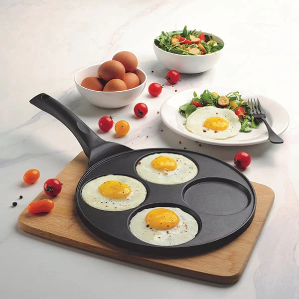 Lot de 2 poêles 7 et 4 blinis ou pancakes antiadhérentes à induction M