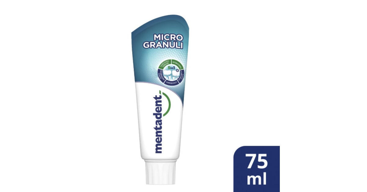Mentadent Zahnpasta Micro-Granuli