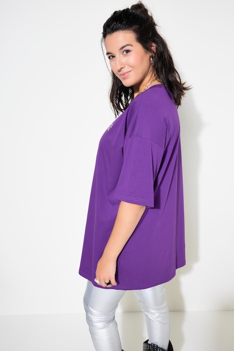 T-Shirt, oversized, Rücken Print