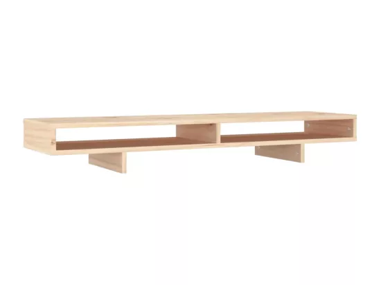 Support pour moniteur 100x27x14 cm Bois de pin solide