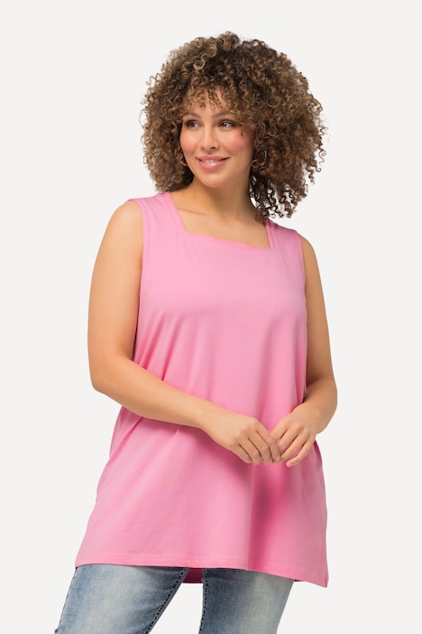 Longtop, Classic Fit, Carree-Ausschnitt, ärmellos