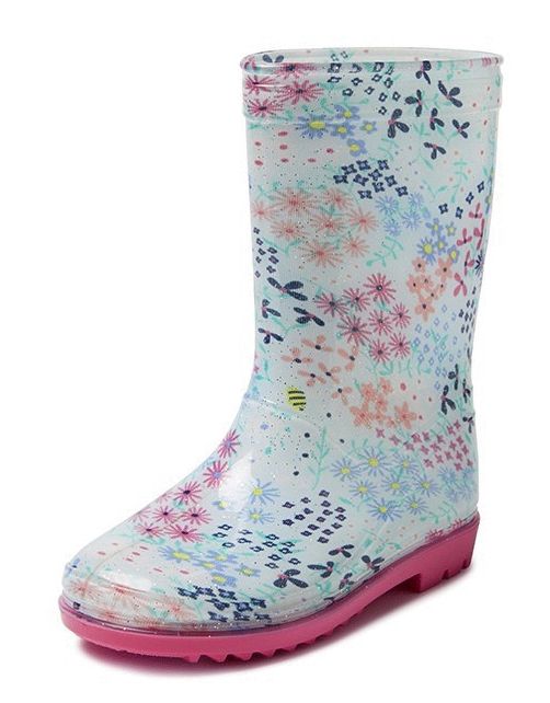 Gevavi Meisjeslaars Tess Blauw&Roze - Laarzen