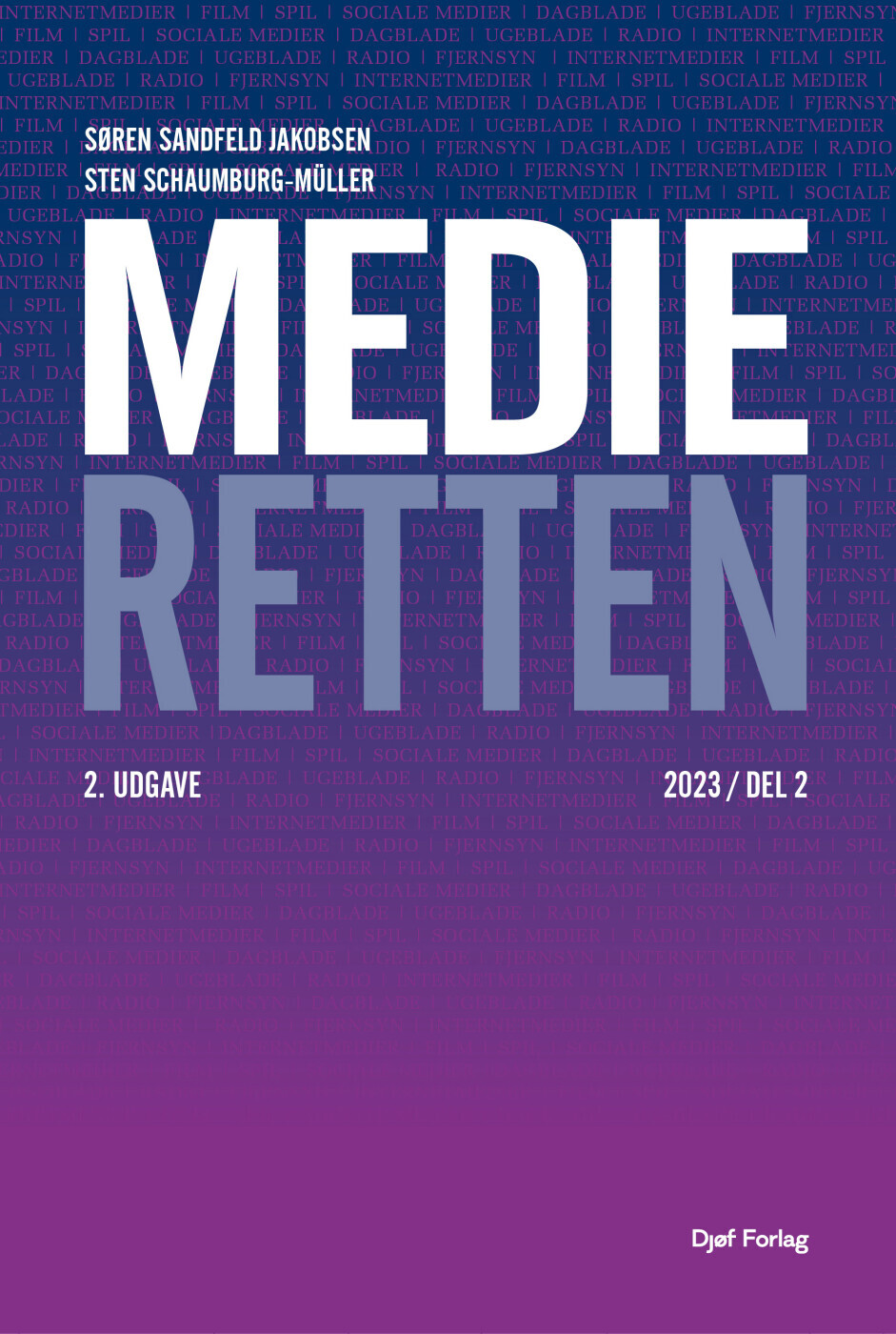 Medieretten, Del 2 - Søren Sandfeld Jakobsen - Bog