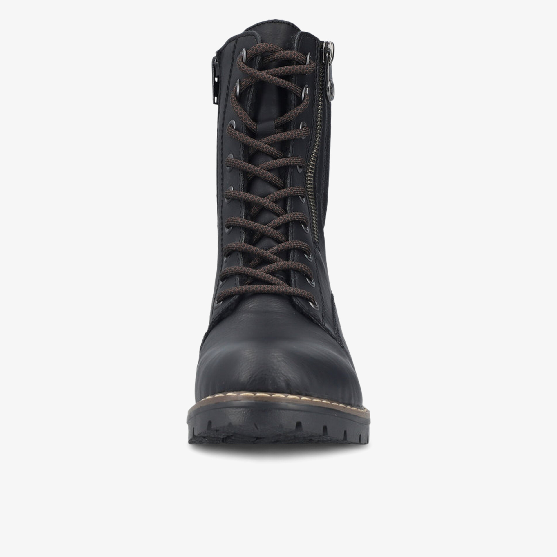 rieker Damen Schnürstiefeletten schwarz