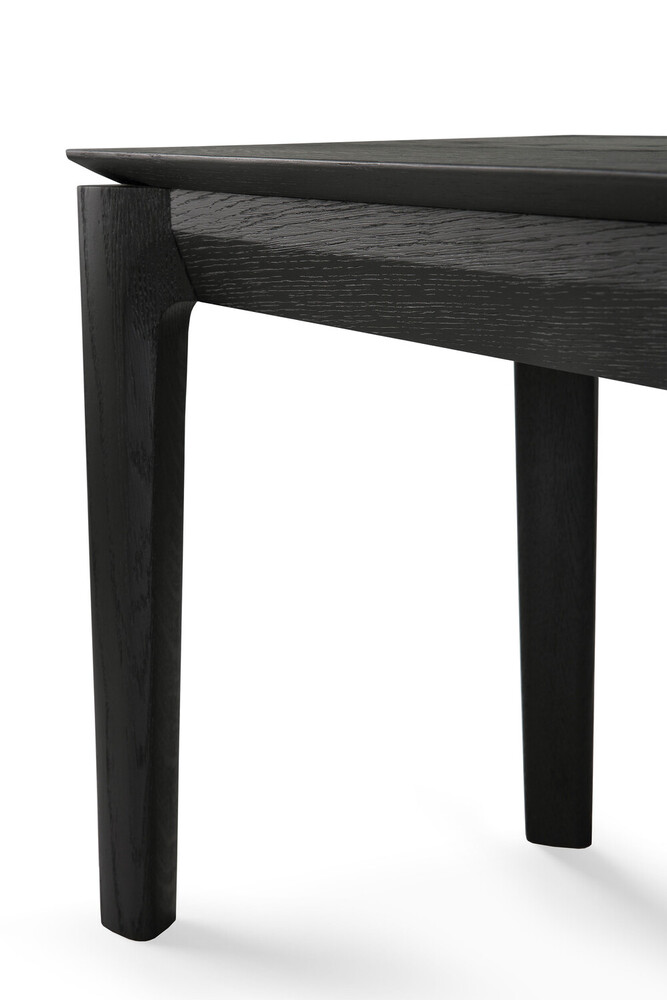 Bok bank - eiken zwart - 126cm