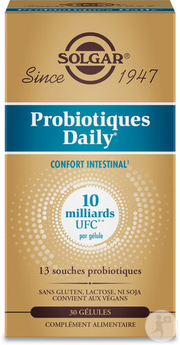 Solgar Probiotiques Daily 30 Gélules