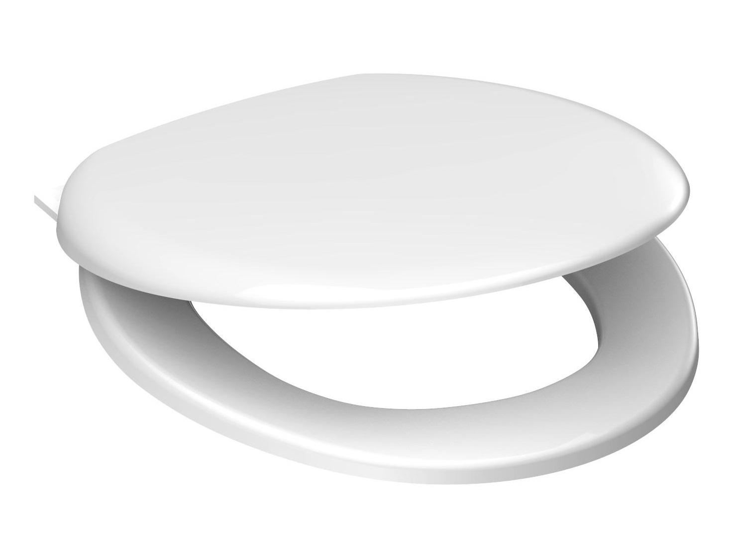 Schutte Duroplast WC-zitting met Soft-Close valrem, wit