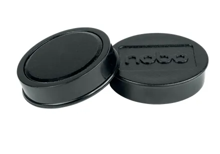 Magnet 38mm Nobo 2,5kg sort pakke a 10