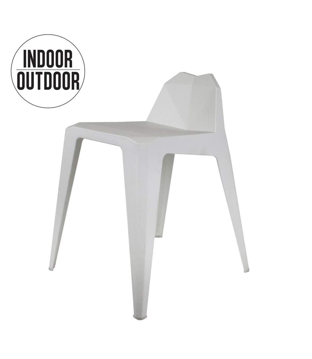 Tabouret design Origami - Blanc