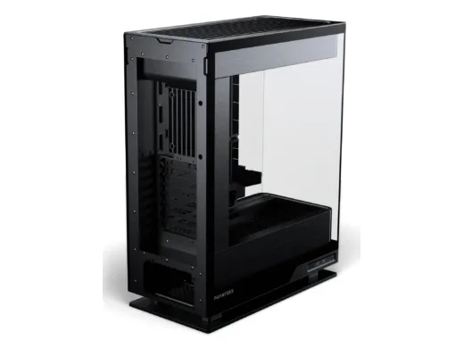 Phanteks Evolv Series X2 - Mid tower - udvidet ATX - sidepanel med vindue (hærdet glas) - ingen strømforsyning (ATX) - børstet sort - USB/Lyd