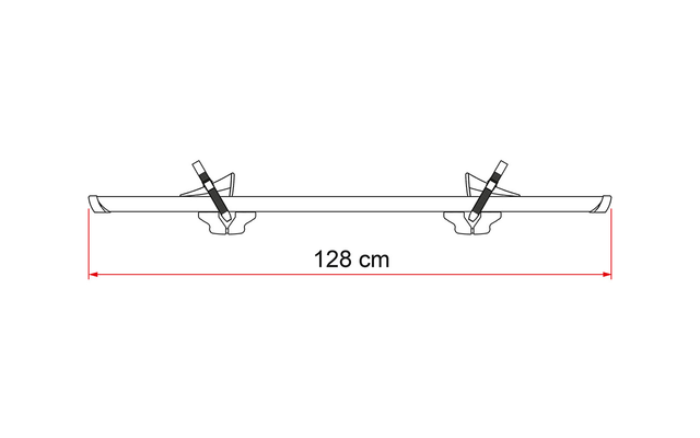 Fiamma Rail Premium S 128 cm