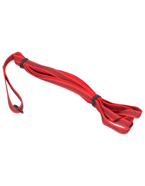 Adori Nylon Anti-Sliplijn Met Handvat - Hondenriem - 5mx2.0 cm Rood L