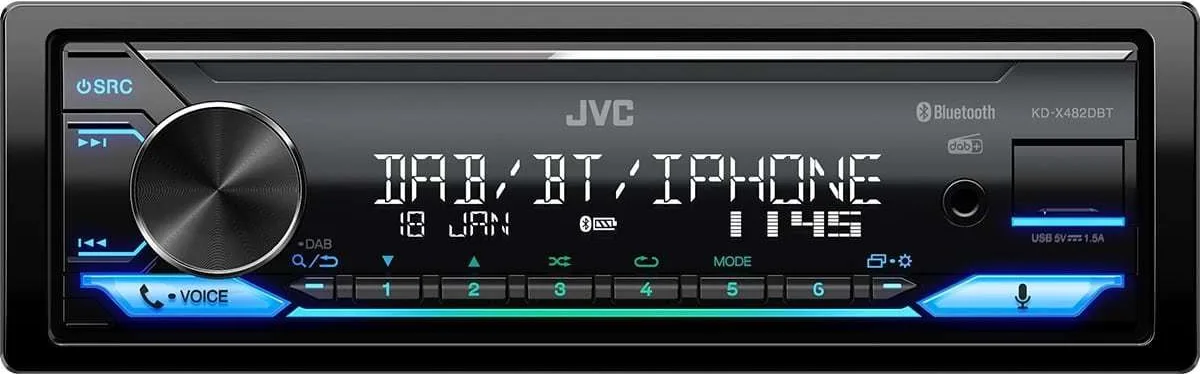 JVC KD-X482DBT Autoradios