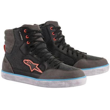 Baskets Alpinestars J-6 WATERPROOF CANVAS - Noir / Bleu