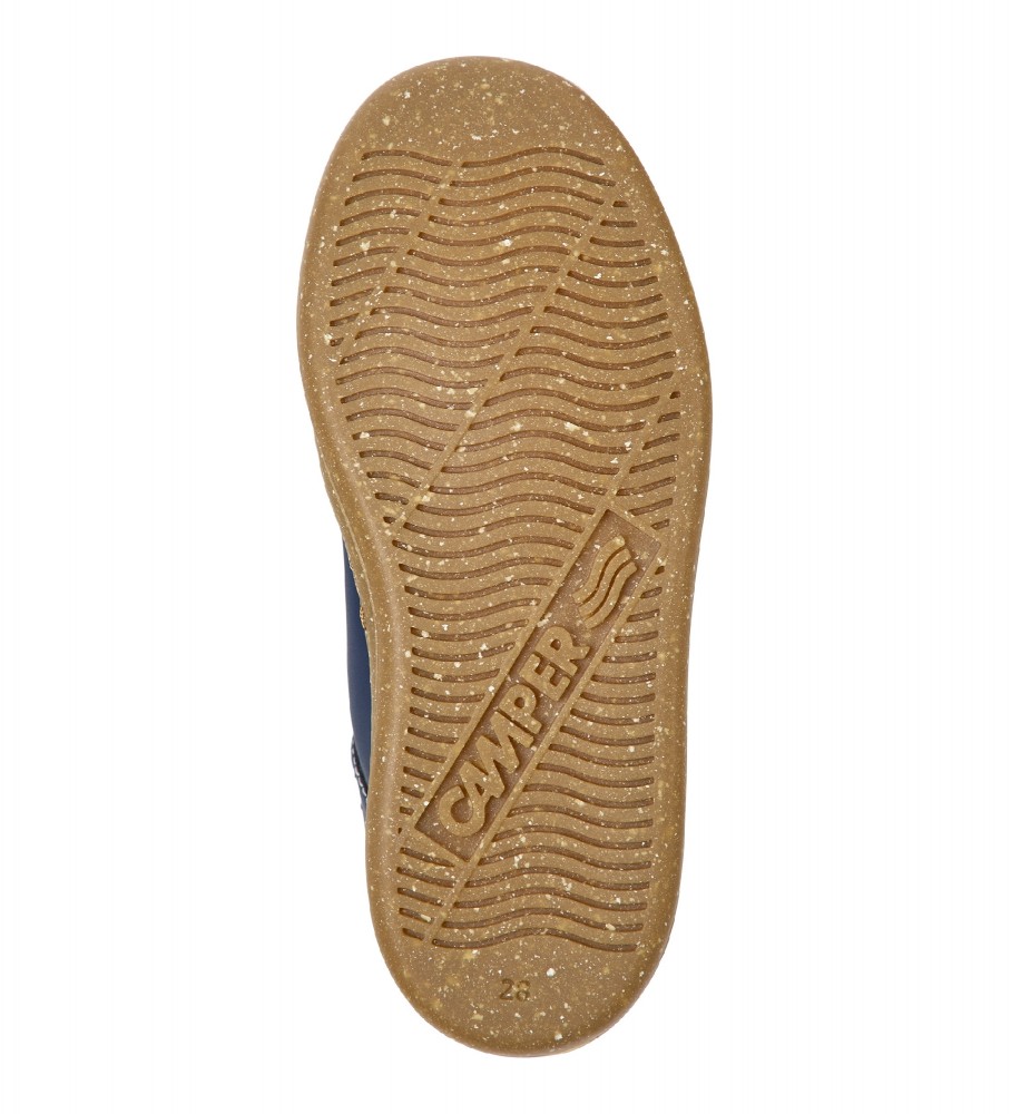 Botas de tornozelo Camper Runner Four em couro azul