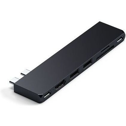 Hub USB Satechi HUB PRO SLIM USB-C 7 EN 2 MIDNIGHT