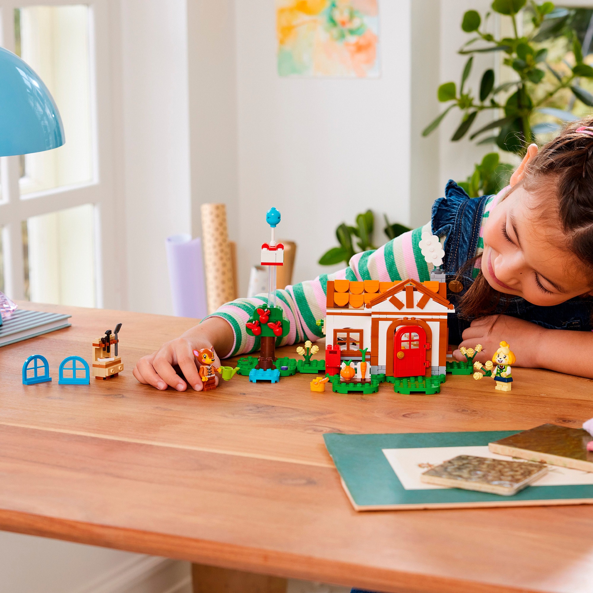 LEGO Konstruktionsspielzeug Animal Crossing Besuch von Melinda