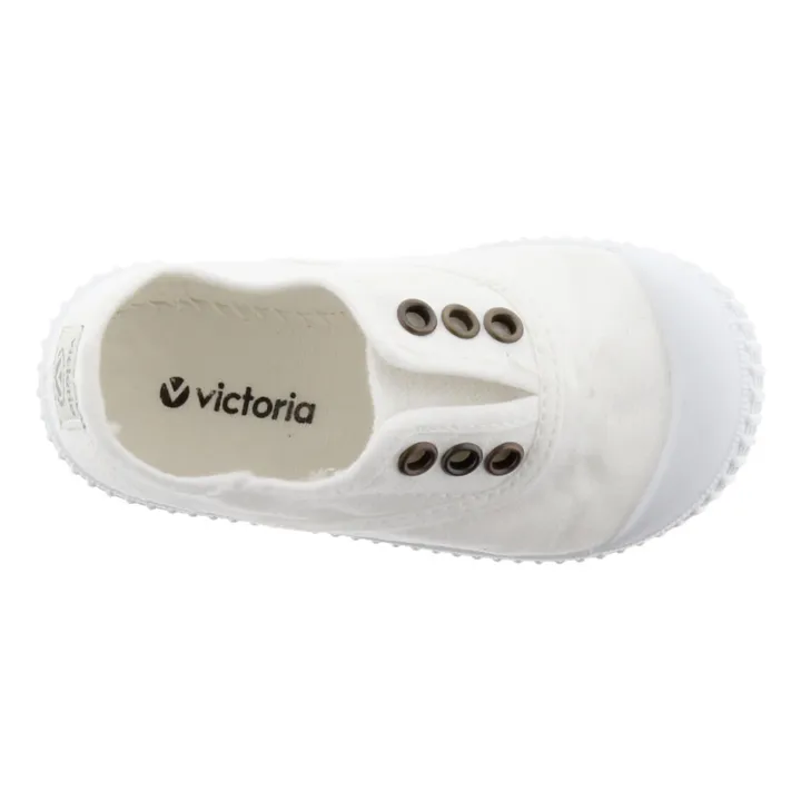 Victoria Baskets Inglesia Elastico Lon | Blanc