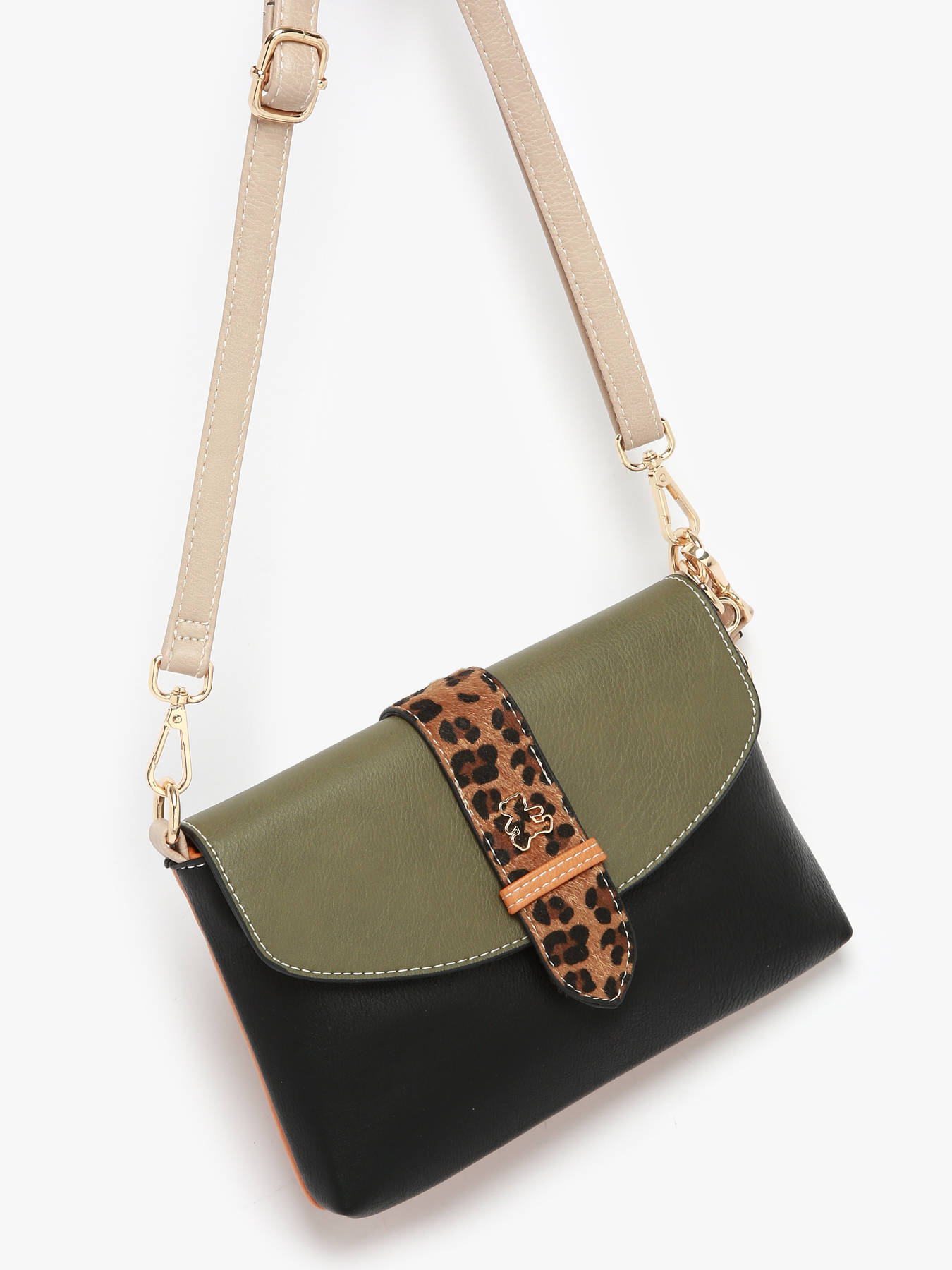 Sac bandoulire Leopard LULU CASTAGNETTE