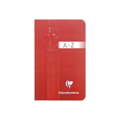 Clairefontaine - Répertoire 9 x 14 cm - 96 pages - petits carreaux (5x5 mm) - disponible dans différentes couleurs