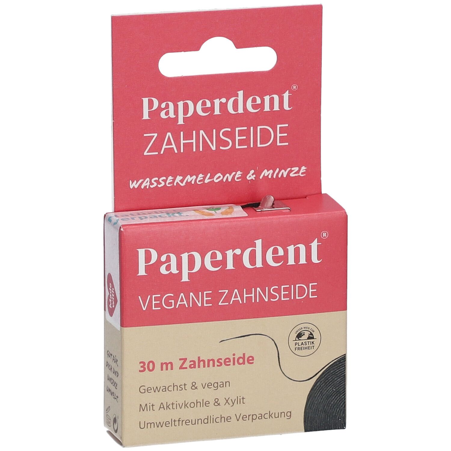 Paperdent® Zahnseide vegan Wassermelone Minze