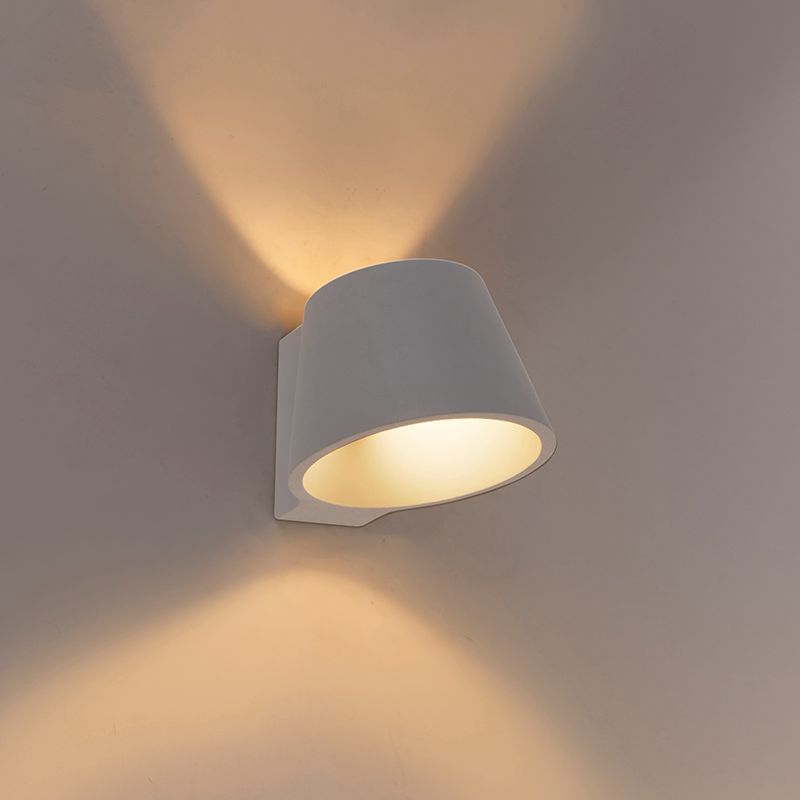 Industriële wandlamp beton met lichteffect - Cup