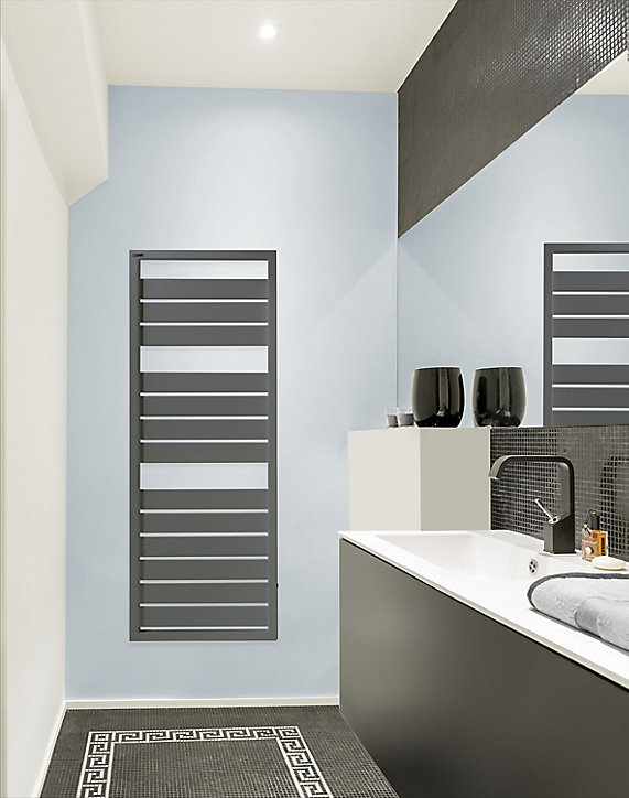 Radiateur sèche-serviettes eau chaude Acova Astrakan anthracite 608W