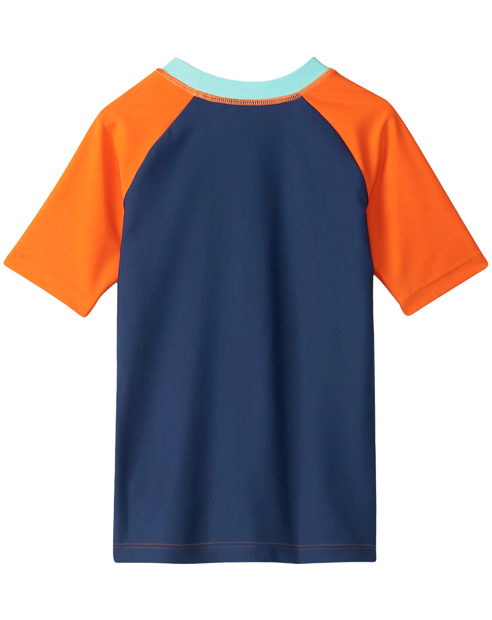 Badeshirt PALM ORANGE in blau