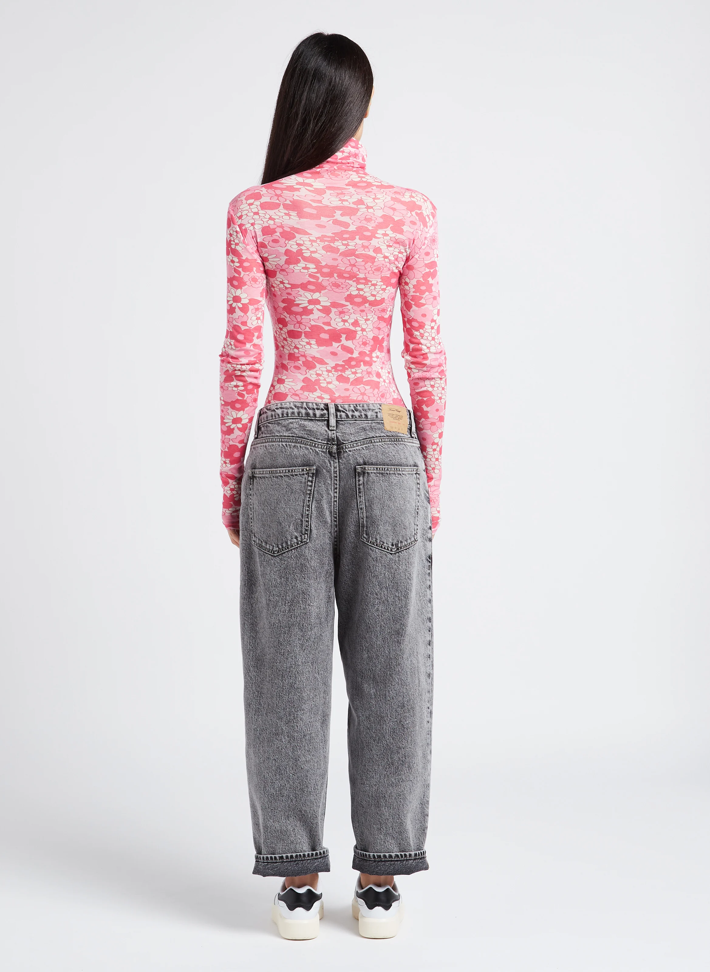 YOPDAY - Jean droit taille haute en coton| Gris