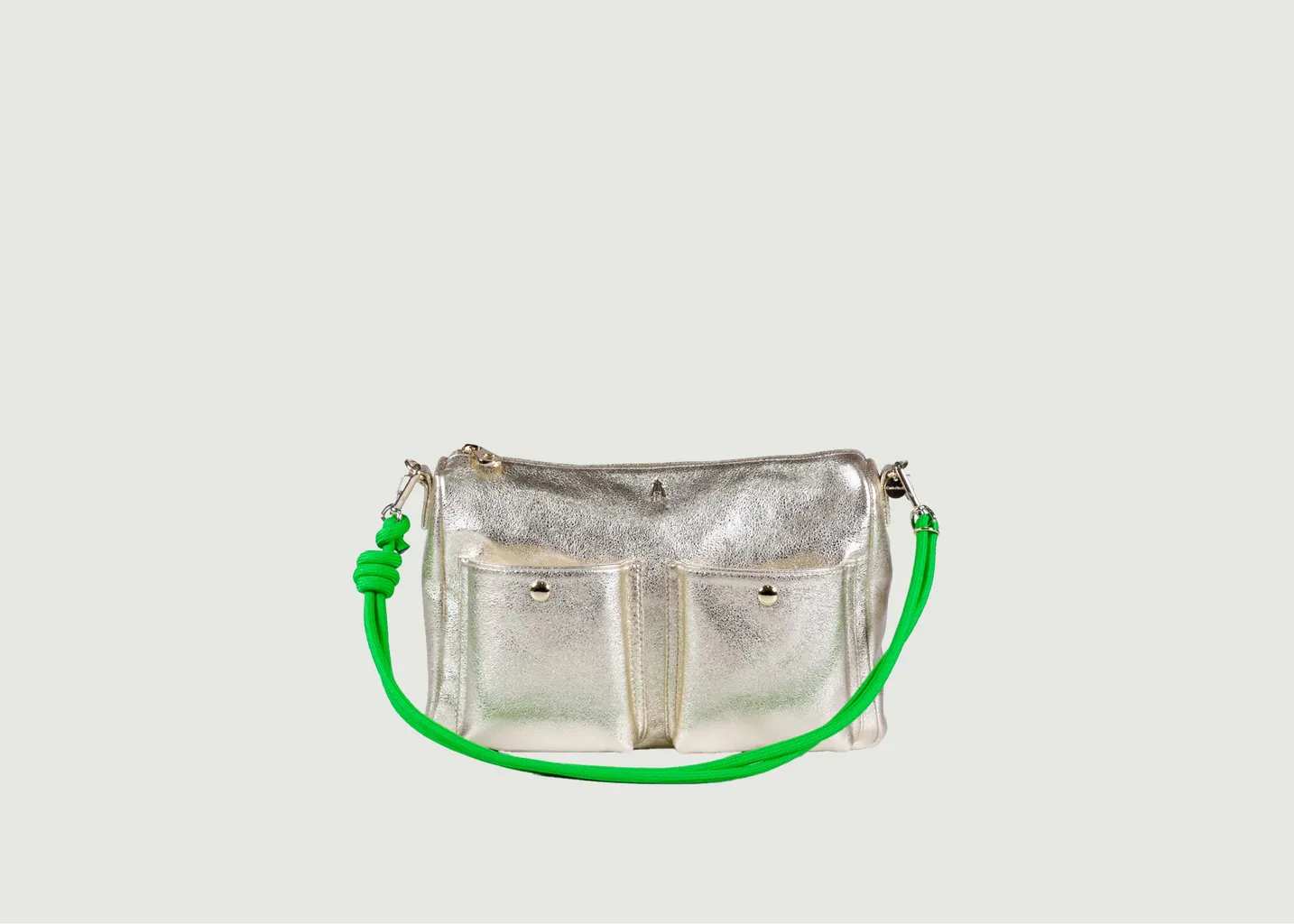 Sac Systeme En Cuir Splash Craie
