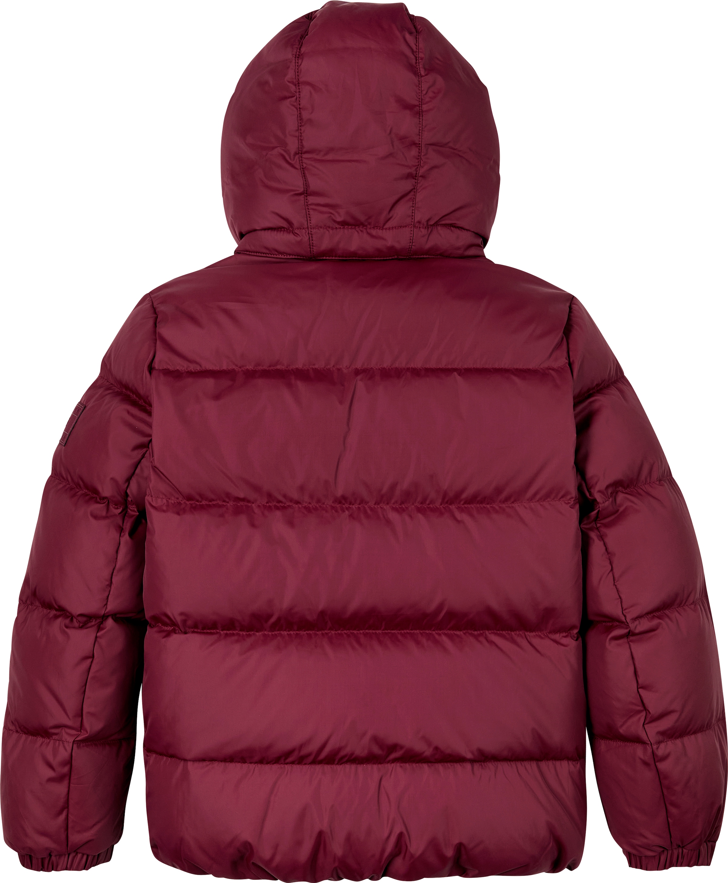 Tommy Hilfiger Daunenjacke »ESSENTIAL DOWN JACKET« mit Kapuze Baby bis 2 Jahre; mit Logo-Patch und Flaglabel