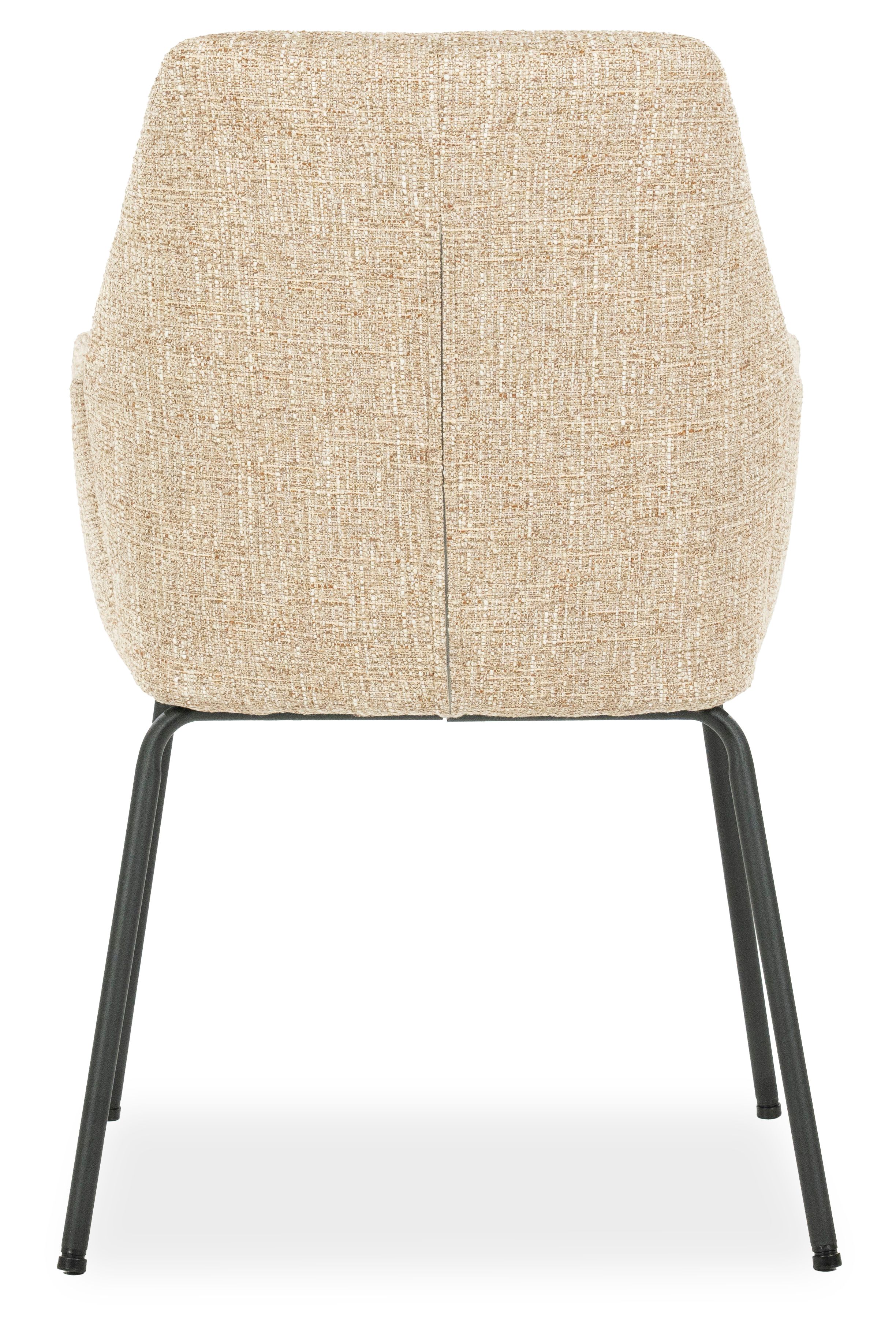 Eetkamerstoel 96337 taupe Indy B58 x D63 x H89 cm