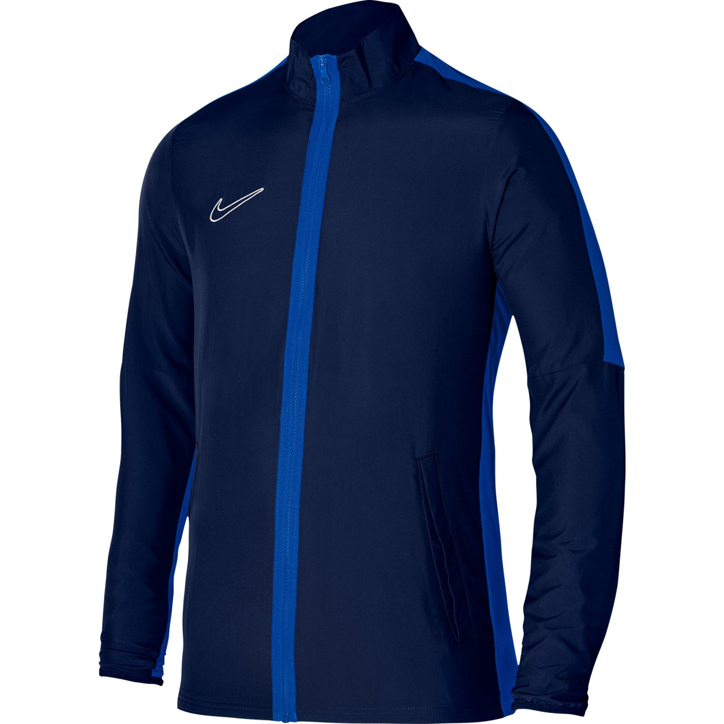 Nike Dri-FIT Academy 23 Trainingsjack Full-Zip Woven Kids Donkerblauw Blauw Wit