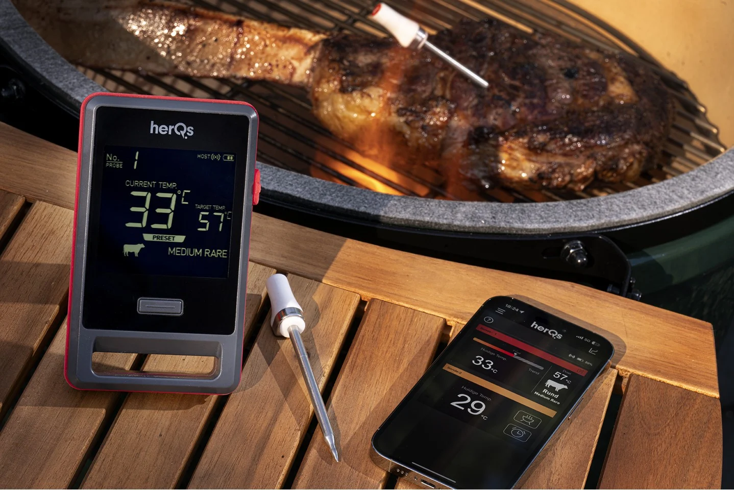 HerQs Pin Pro - Wireless Thermometer