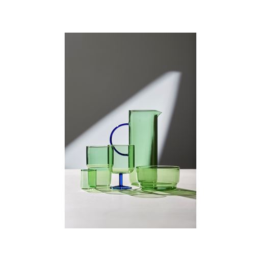 Lyngby Glas Torino 2-pak Skål, Grøn, Ø12 cm